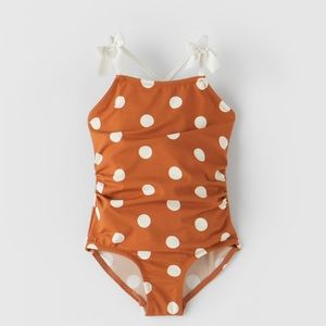 Zara Girls Polkadot Swimsuit Size 12-24 Mos.